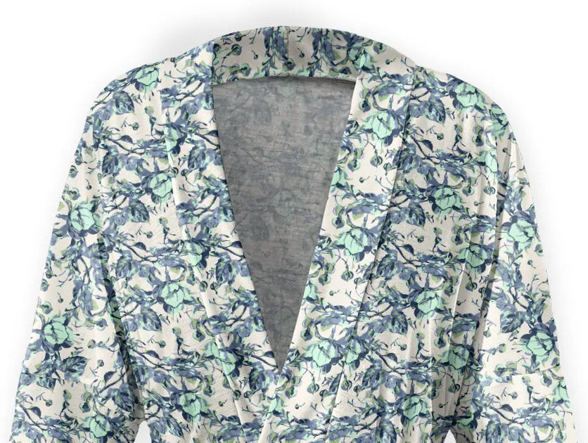 Abstract Floral Robe