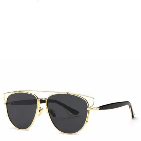 Alessa Aviator Sunglasses - Gold Rims