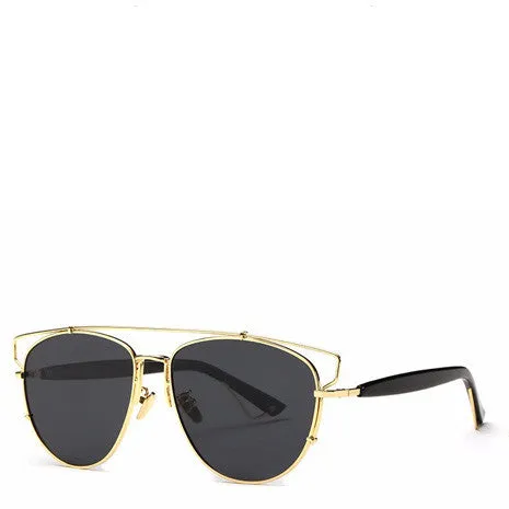 Alessa Aviator Sunglasses - Gold Rims