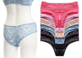 Allover Sheer Lace Cheeky Panties