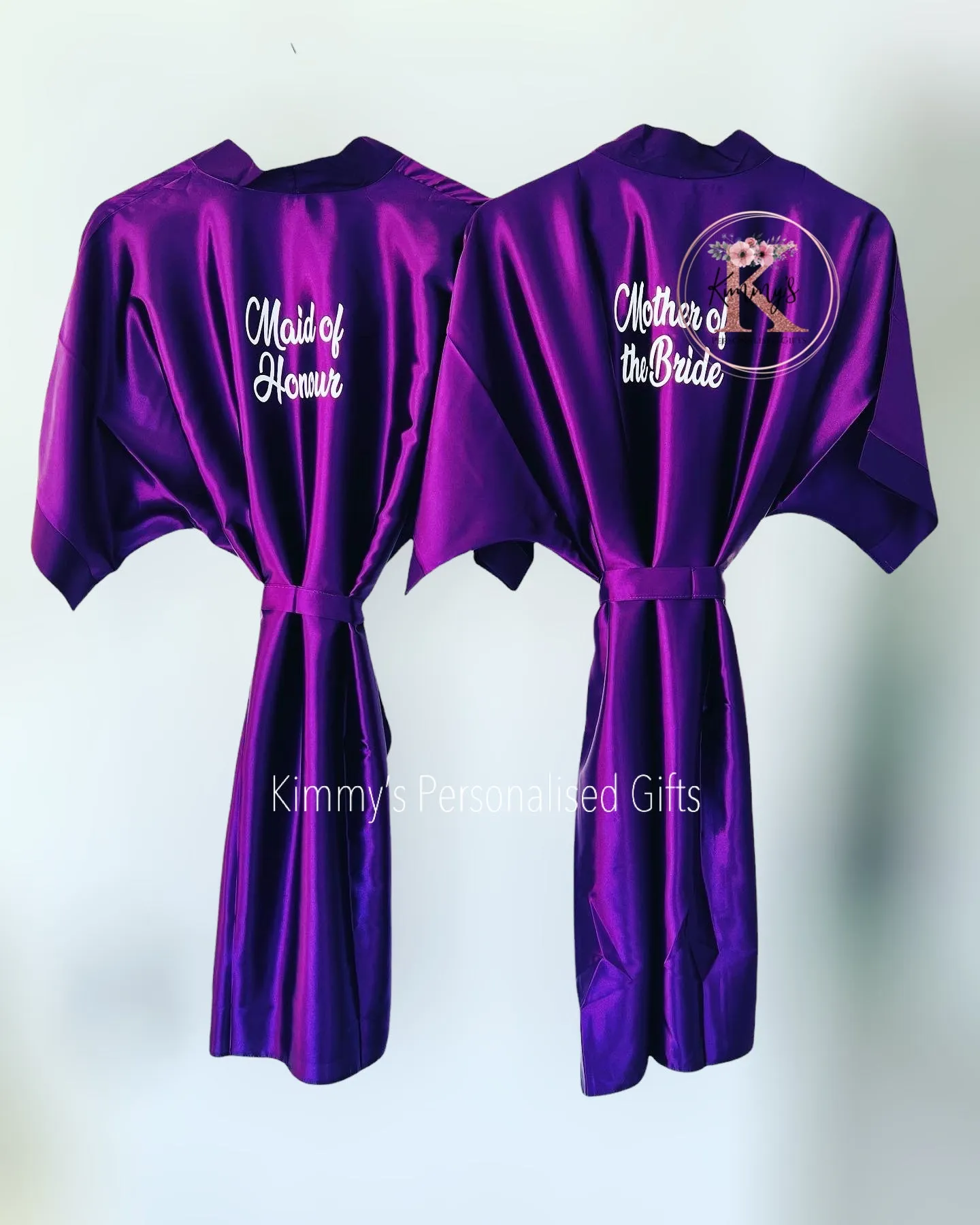 Cadbury Purple Plain Style Robes