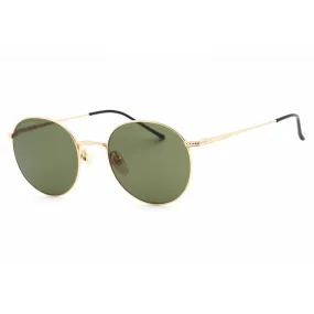 Calvin Klein Unisex Sunglasses - Gold Round Metal Frame Green Lens | CK22110TS 718