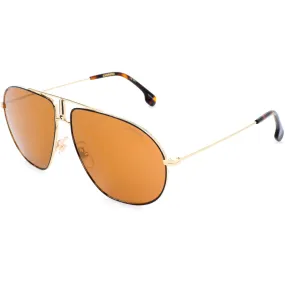 Carrera Unisex Sunglasses - Gold Black Metal Aviator Frame Gold Sp Lens | BOUND RHL