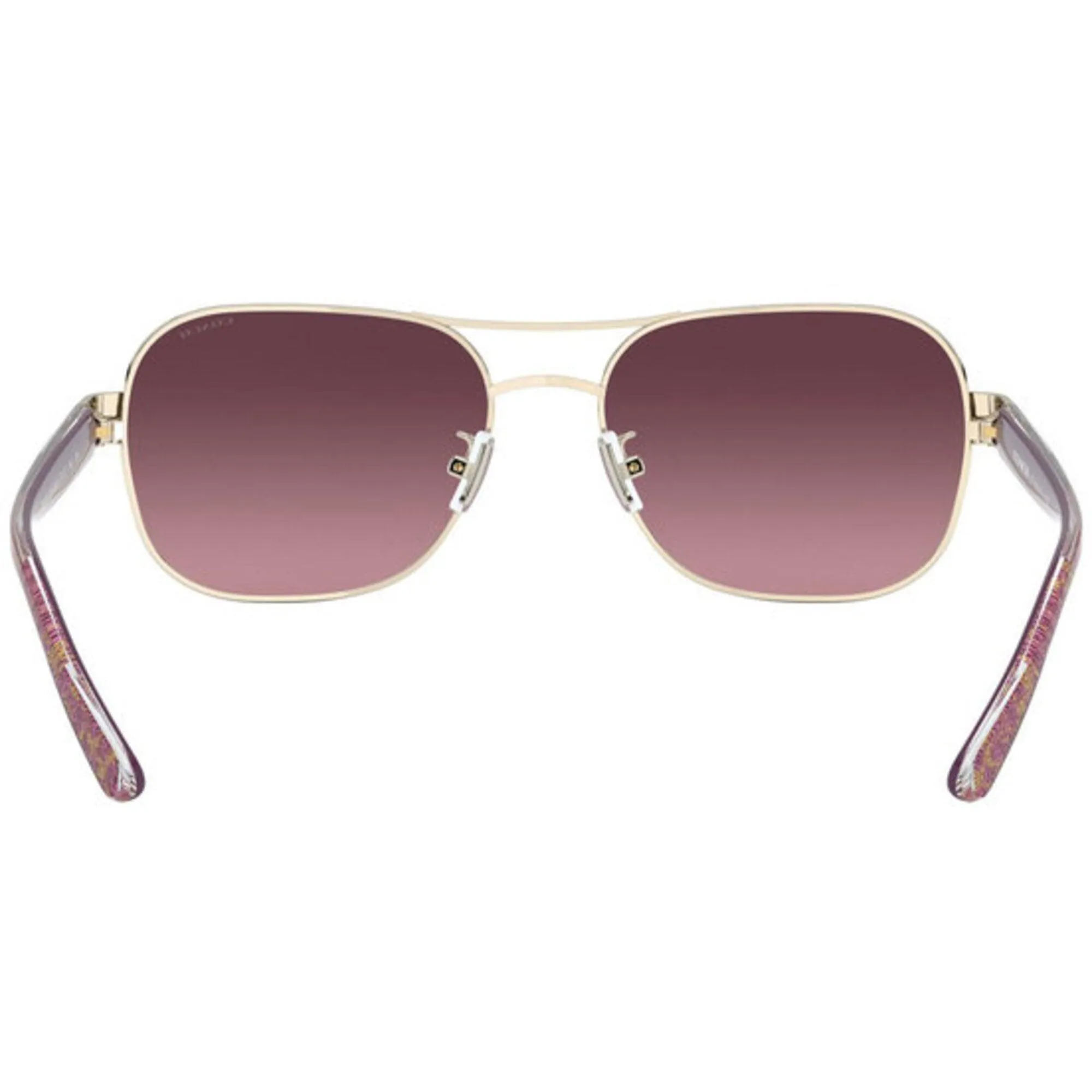 Coach Women's Sunglasses - Full Rim Light Gold/Purple Metal Frame | 0HC7116 90056F57