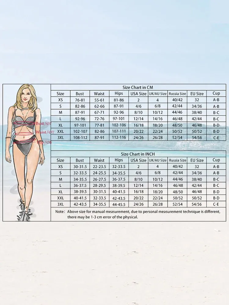 COOBBU Bikini Set 2024 Push Up Bikinis Thong Swimsuits Women Swimwear High Cut Biquini String Bow Bathing Suits Ruched Beachwear