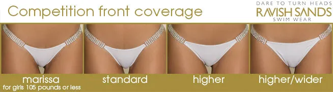 Custom Ocean Lace Tie String Bikini (Choose from a variety of lace colors)***(SUIT SOLD PER PIECE OR SET, price varies)