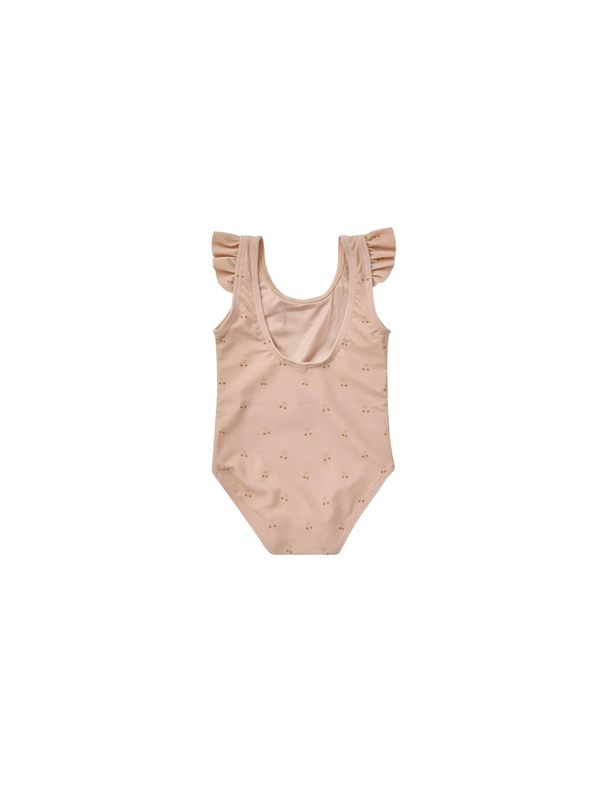 Flutter One-Piece Swimsuit- Cherries