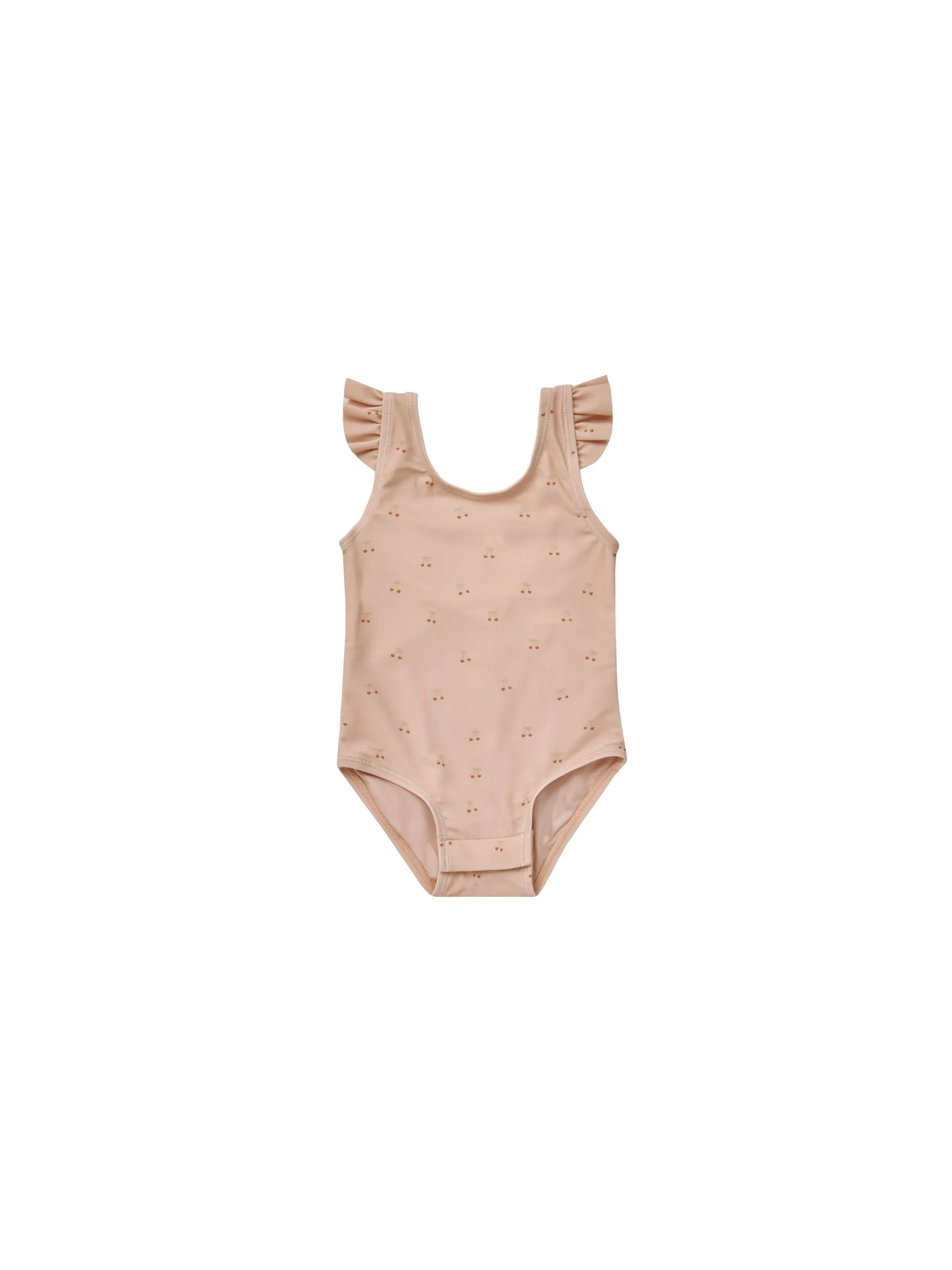 Flutter One-Piece Swimsuit- Cherries