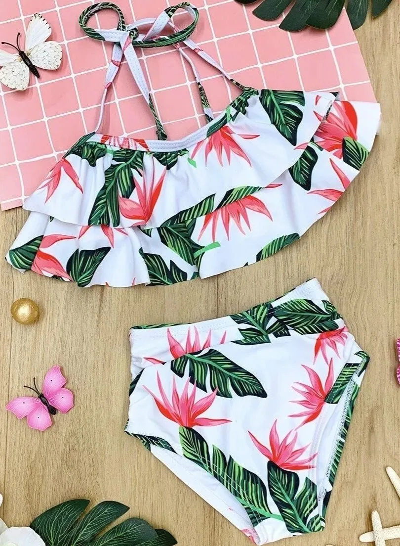 Girls Adventure Awaits Two Piece Swimsuit