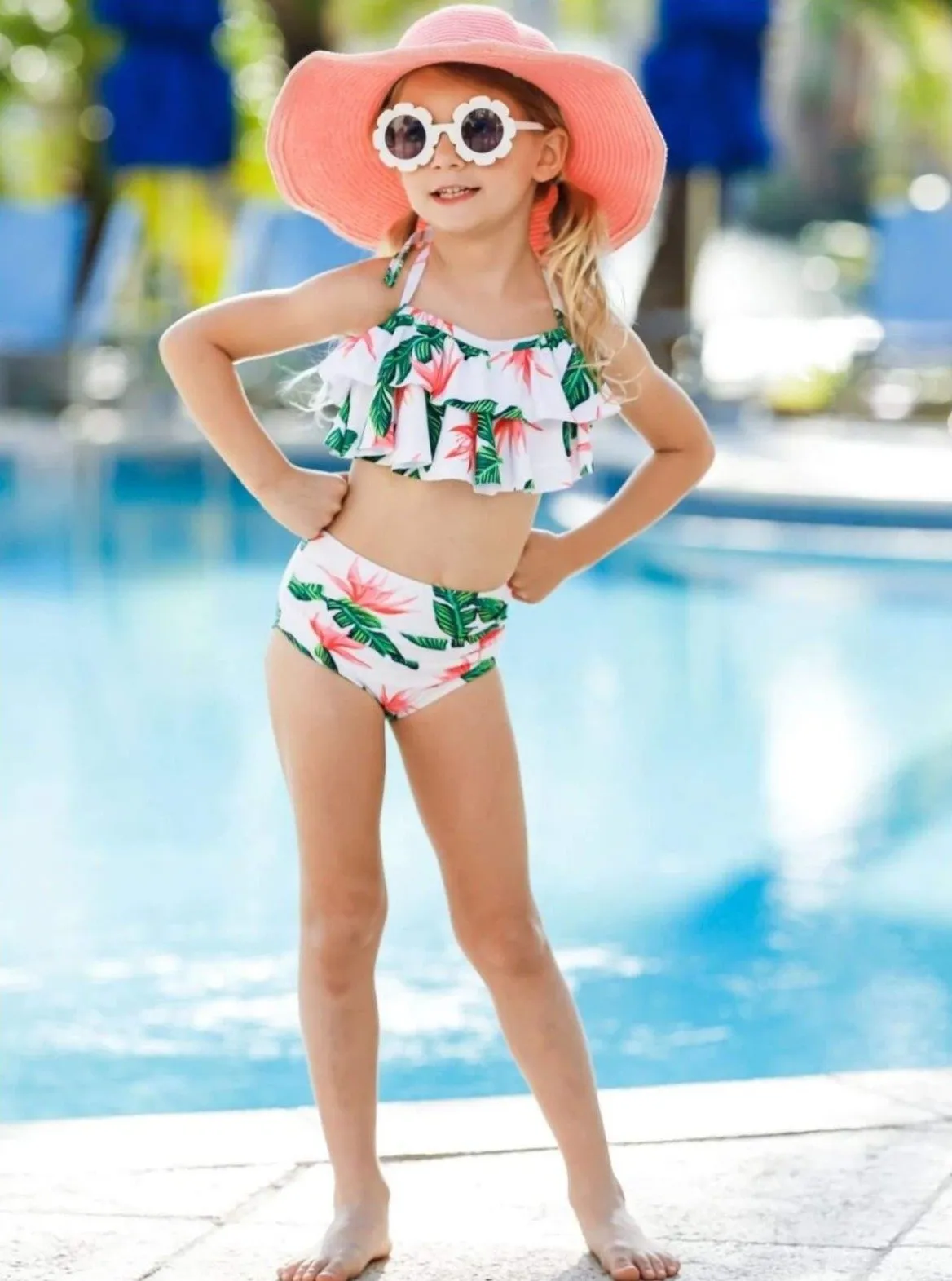 Girls Adventure Awaits Two Piece Swimsuit