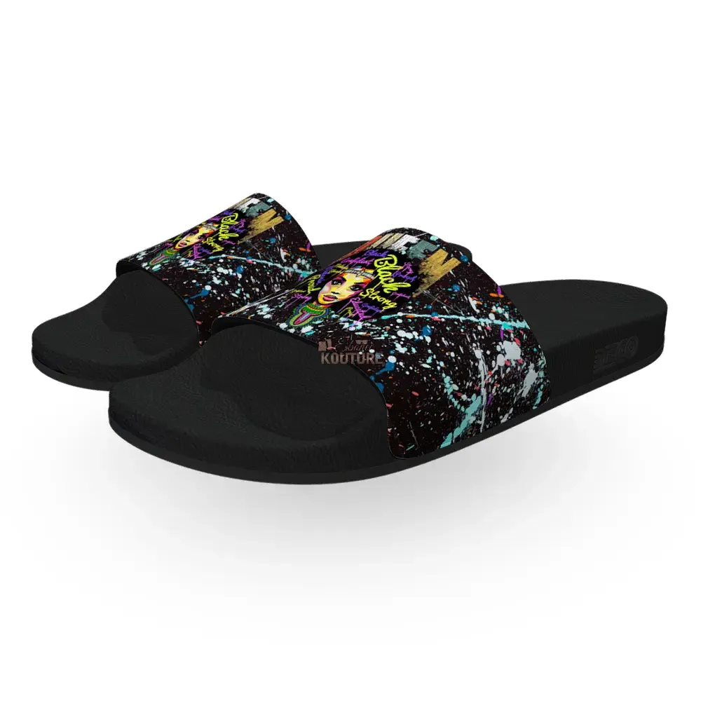 Graffiti Queen Women's Slides
