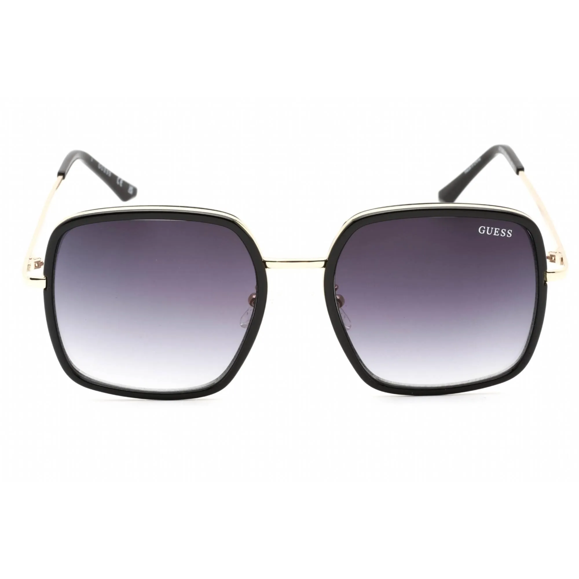 Guess Factory Women's Sunglasses - Gold Metal Frame Gradient Smoke Lens | GF0389 32B