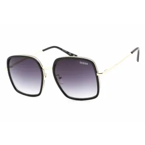 Guess Factory Women's Sunglasses - Gold Metal Frame Gradient Smoke Lens | GF0389 32B