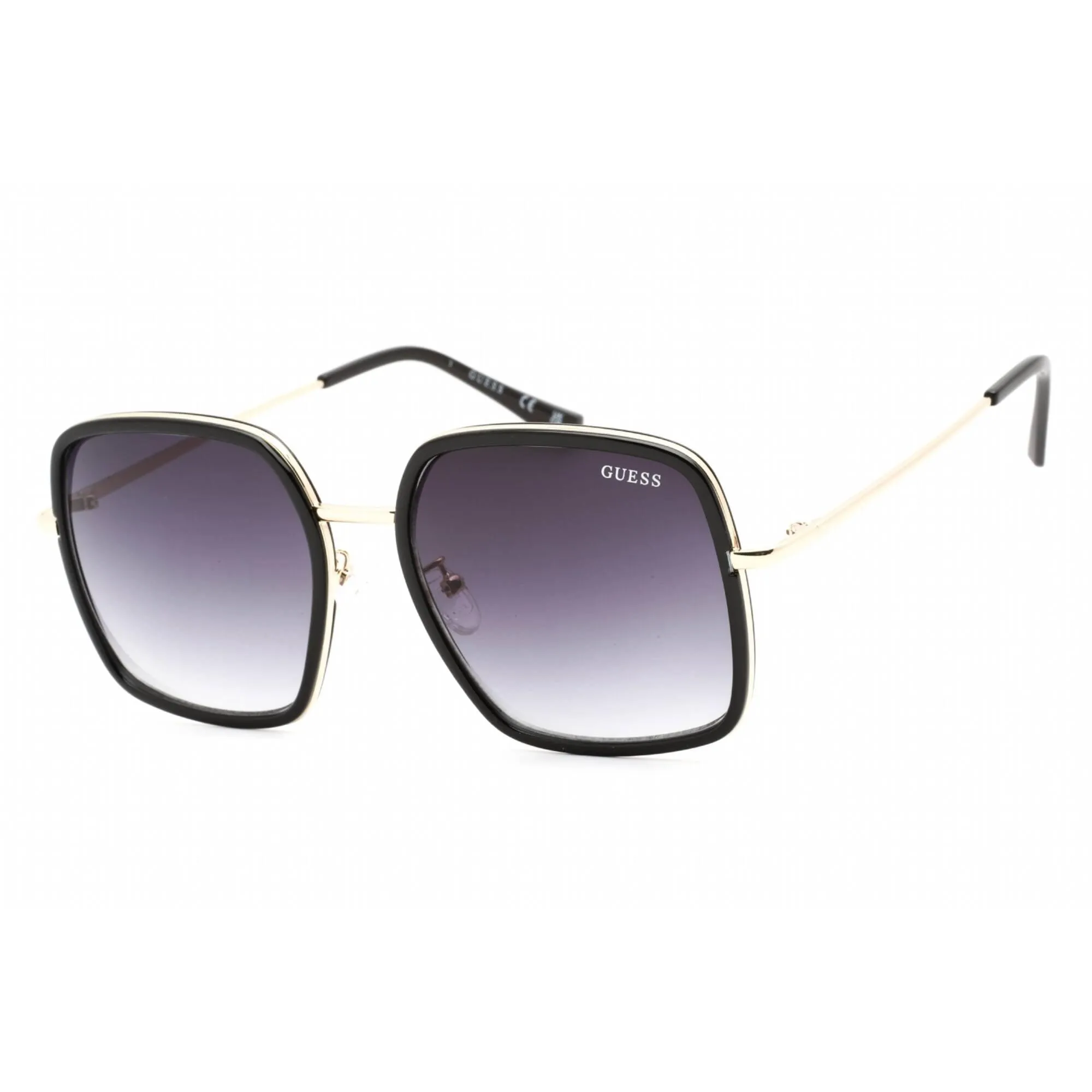 Guess Factory Women's Sunglasses - Gold Metal Frame Gradient Smoke Lens | GF0389 32B