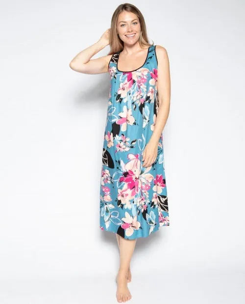 Hannah Floral Print Gown