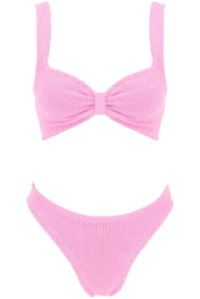 Hunza g. bonnie bikini set BONNIE BIKINI M CRINKLE BUBBLEGUM