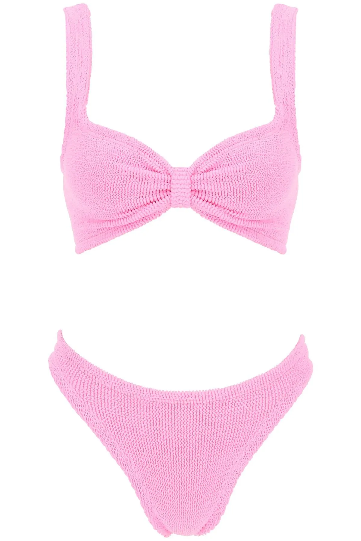 Hunza g. bonnie bikini set BONNIE BIKINI M CRINKLE BUBBLEGUM