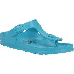 Hush Puppies Teal Lizzie Toepost Sandals