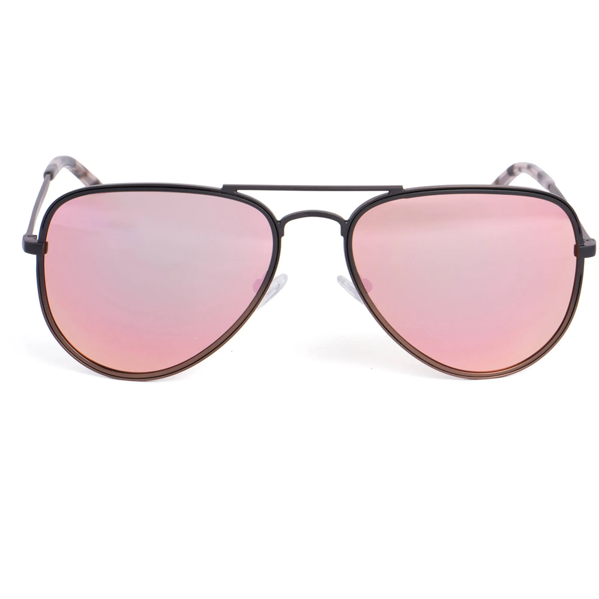 Invicta Unisex Sunglasses - Black/Gold Full Rim Frame Light Gold Lens | IEW055-05