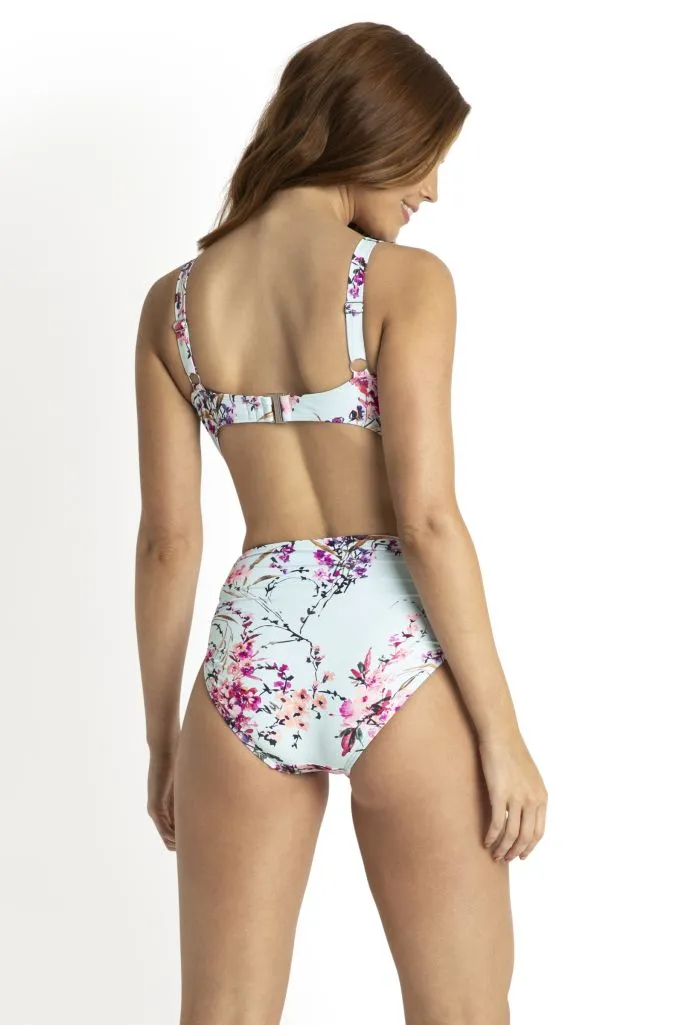Jantzen DD/E Mesh Double Frill Bra - Flora