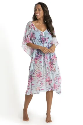Jantzen Mesh Capri Kaftan - Flora