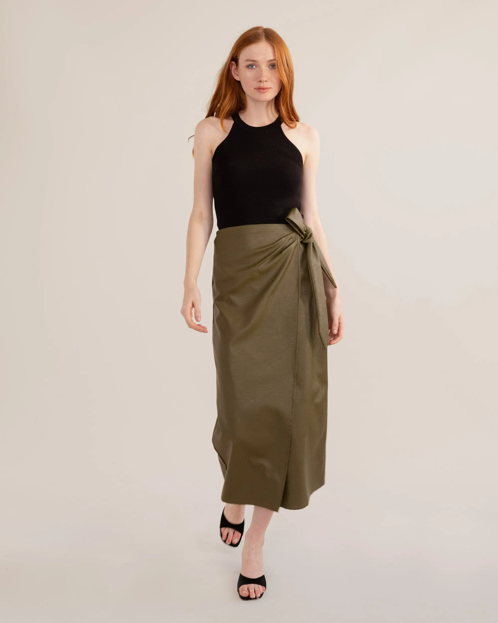 Keri High-Neck Sleeveless Tank