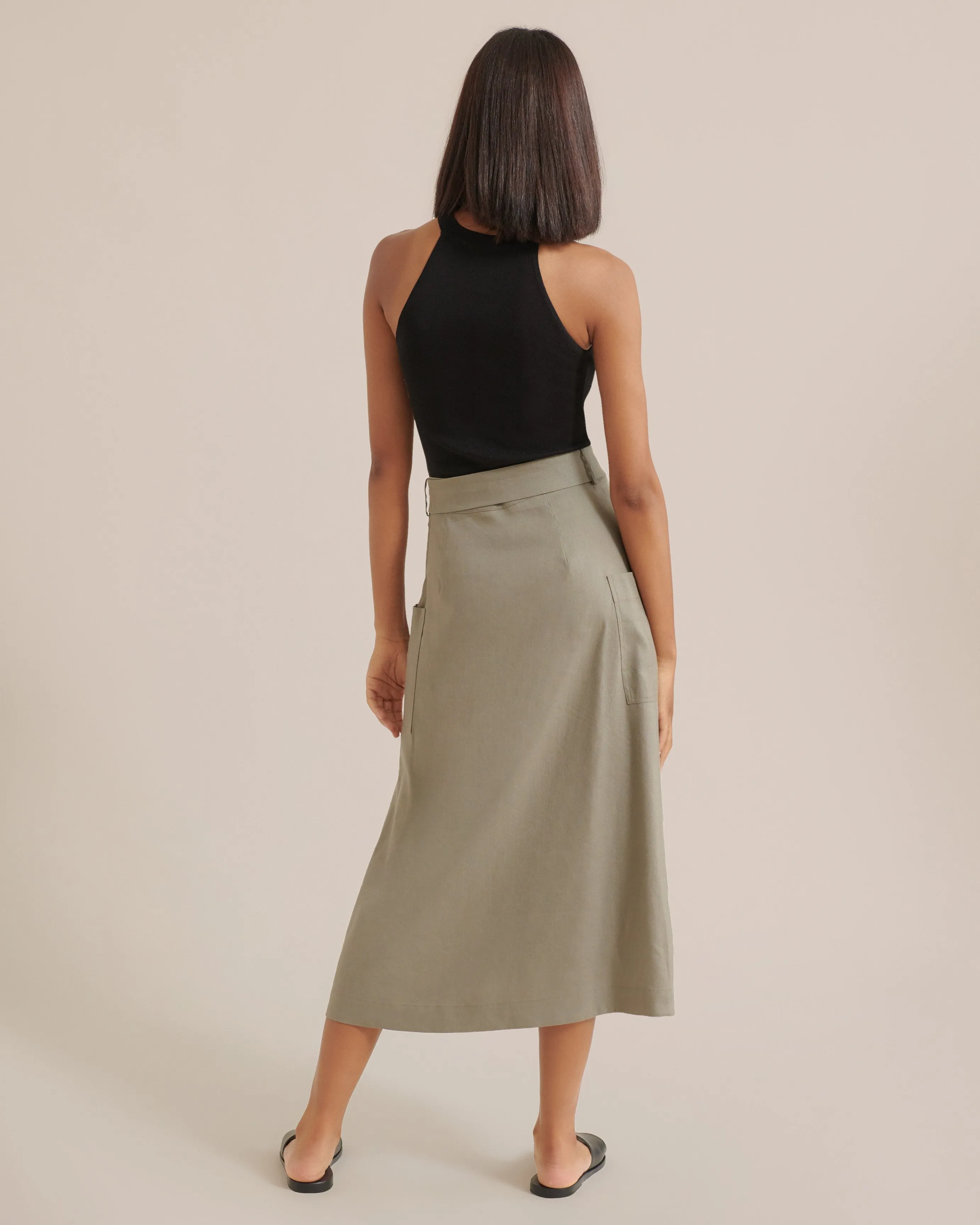 Keri High-Neck Sleeveless Tank