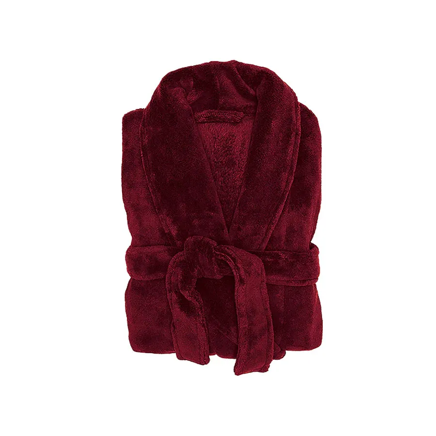 Microplush Bathrobe Merlot