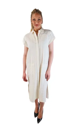 Moon River Linen and Cotton Dress (M; retail $120)