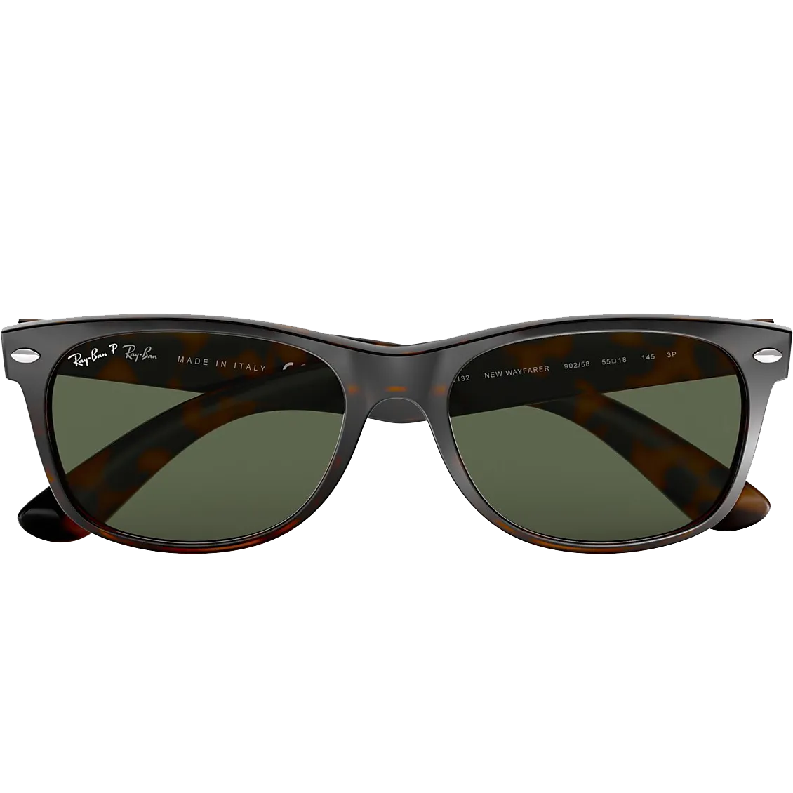 New Wayfarer S - Tortoise/G-15 Green
