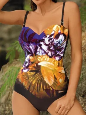 Plus Size Swimwear Push Up Women's Swimming Body Bathing Suit Pool Beach 2021