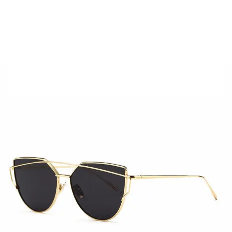 Ray Gold Sunglasses