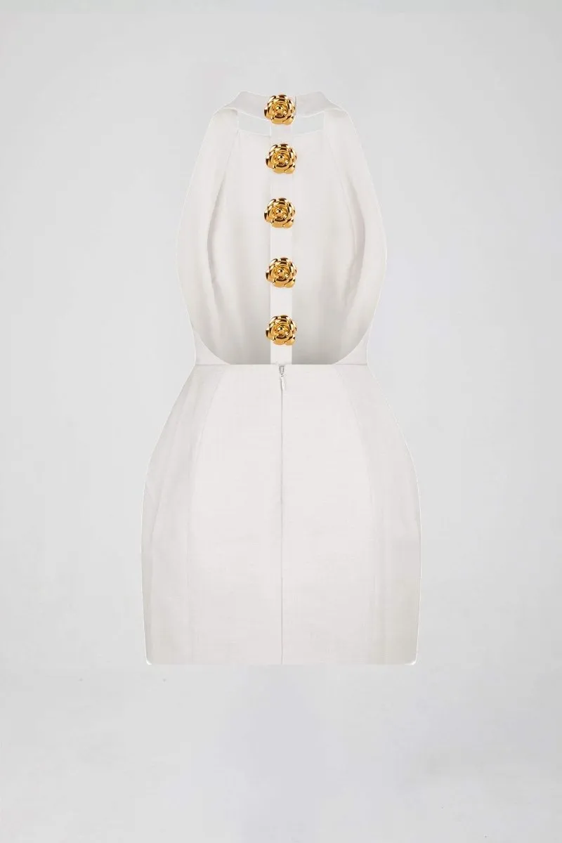 Rebecca - Mini robe dos nu