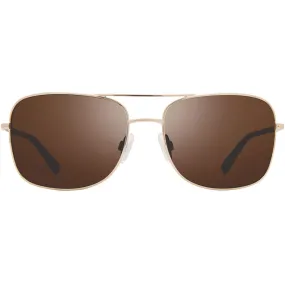Revo Men's Sunglasses - Summit Gold Navigator Frame Terra Lens Full Rim | 1116 04 BR