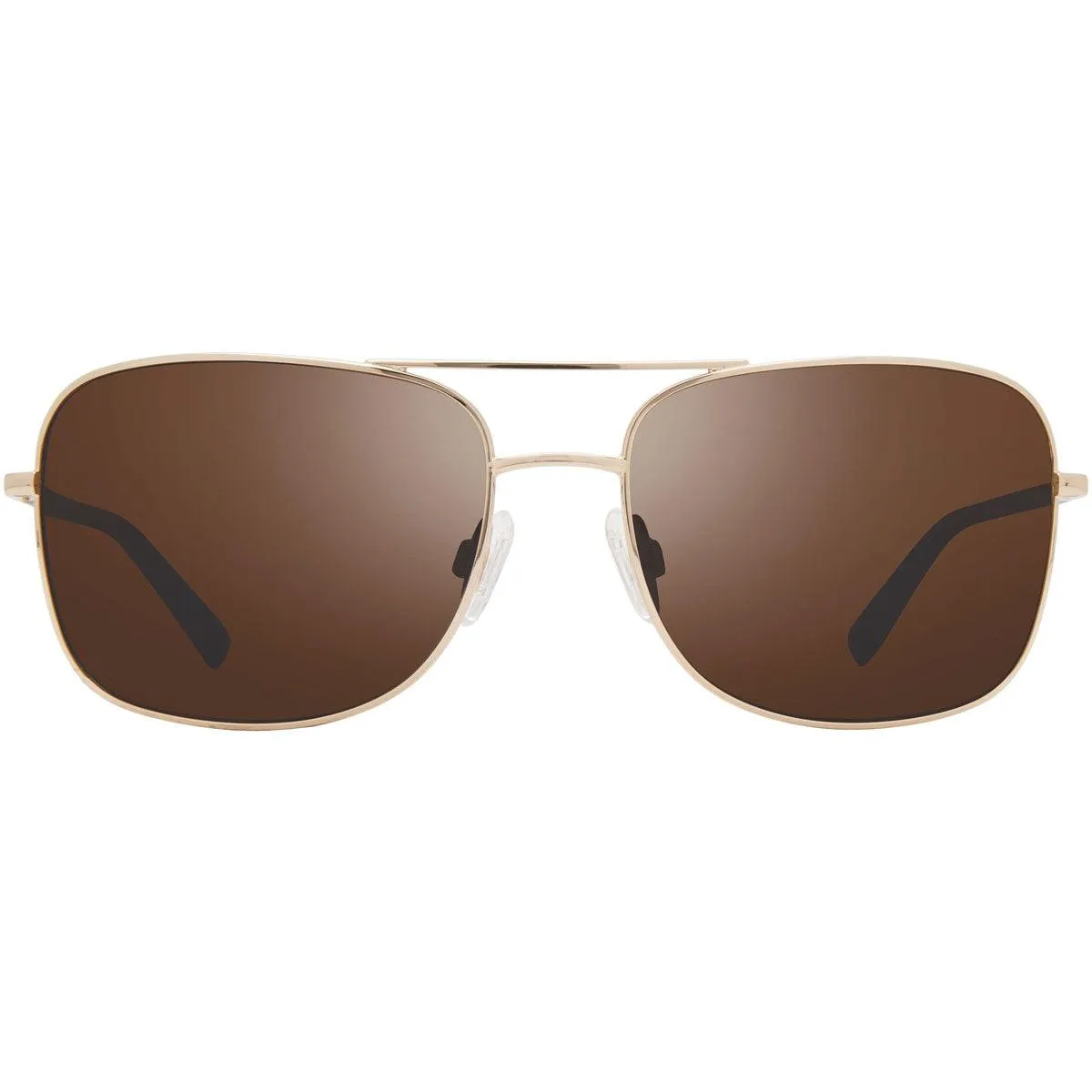 Revo Men's Sunglasses - Summit Gold Navigator Frame Terra Lens Full Rim | 1116 04 BR