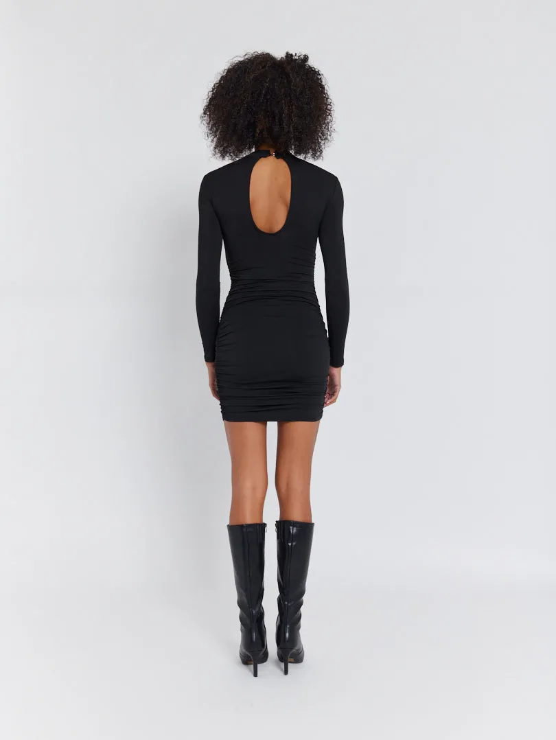 Robe de soirée décolleté goutte