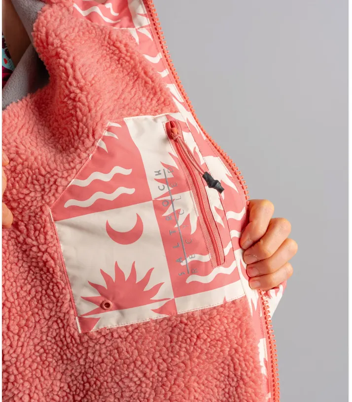 SALTROCK Recycled Changing Robe - Equinox - Coral