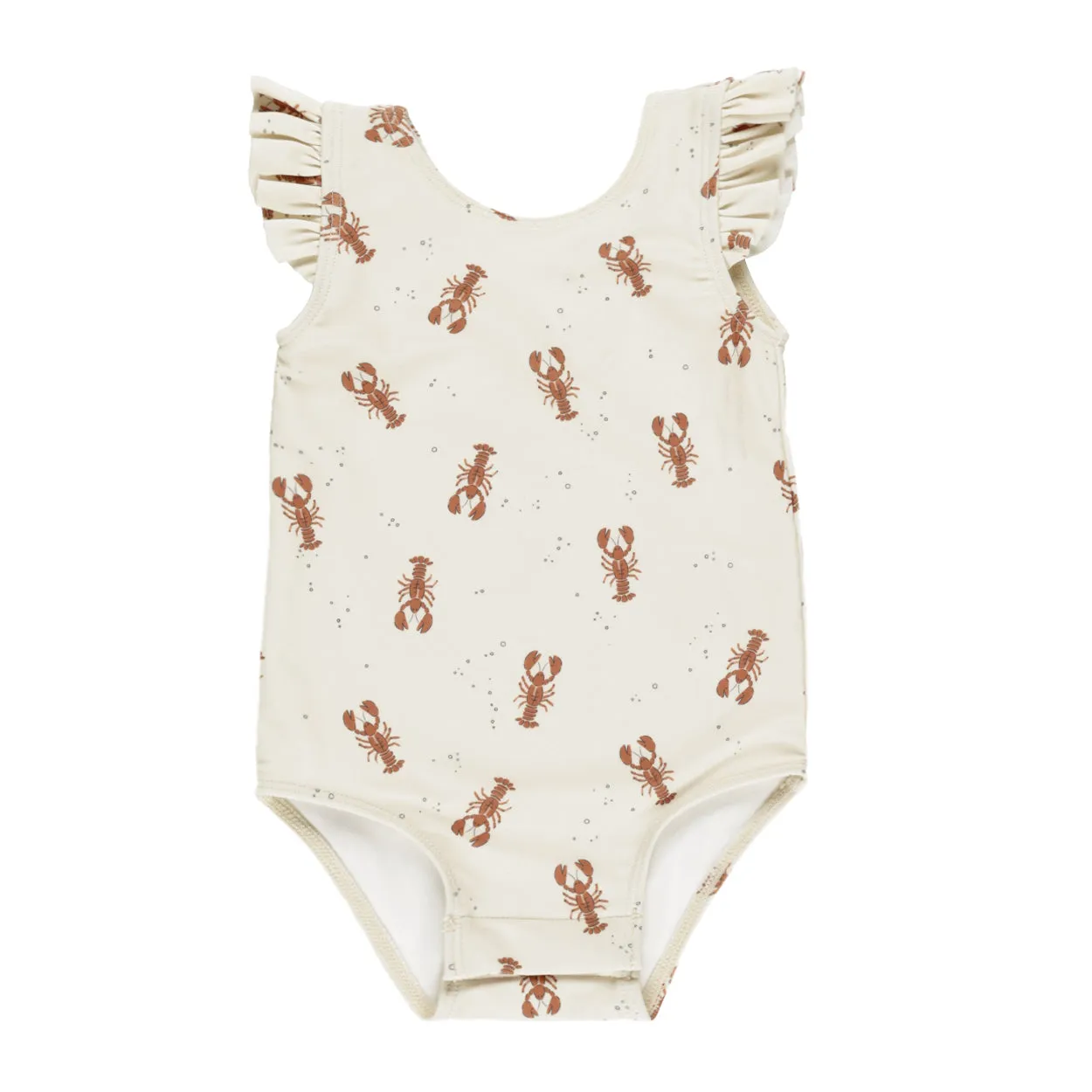Scoop Back One-Piece - Lobsters