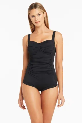 Sea Level Essentials Twist Front Multifit Boyleg Fullpiece
