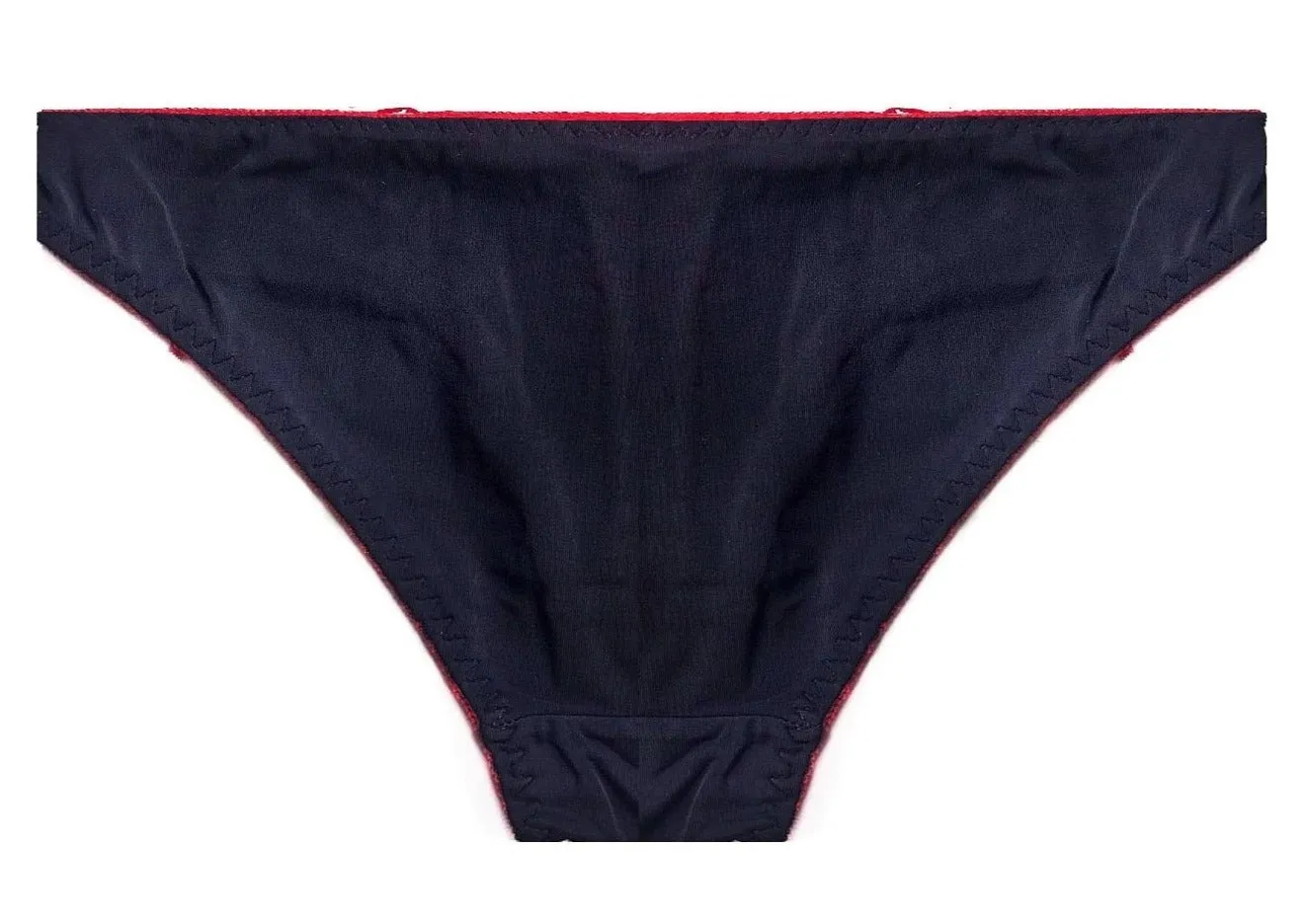 Sheer Front & Ribbon Sides Panties