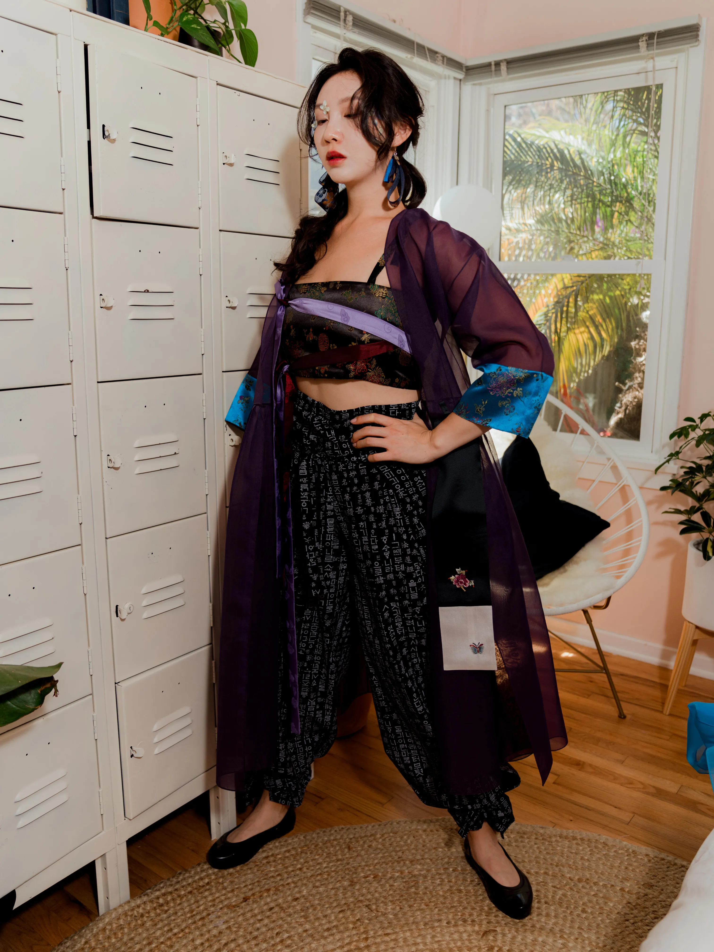 Sheer Organza Robe