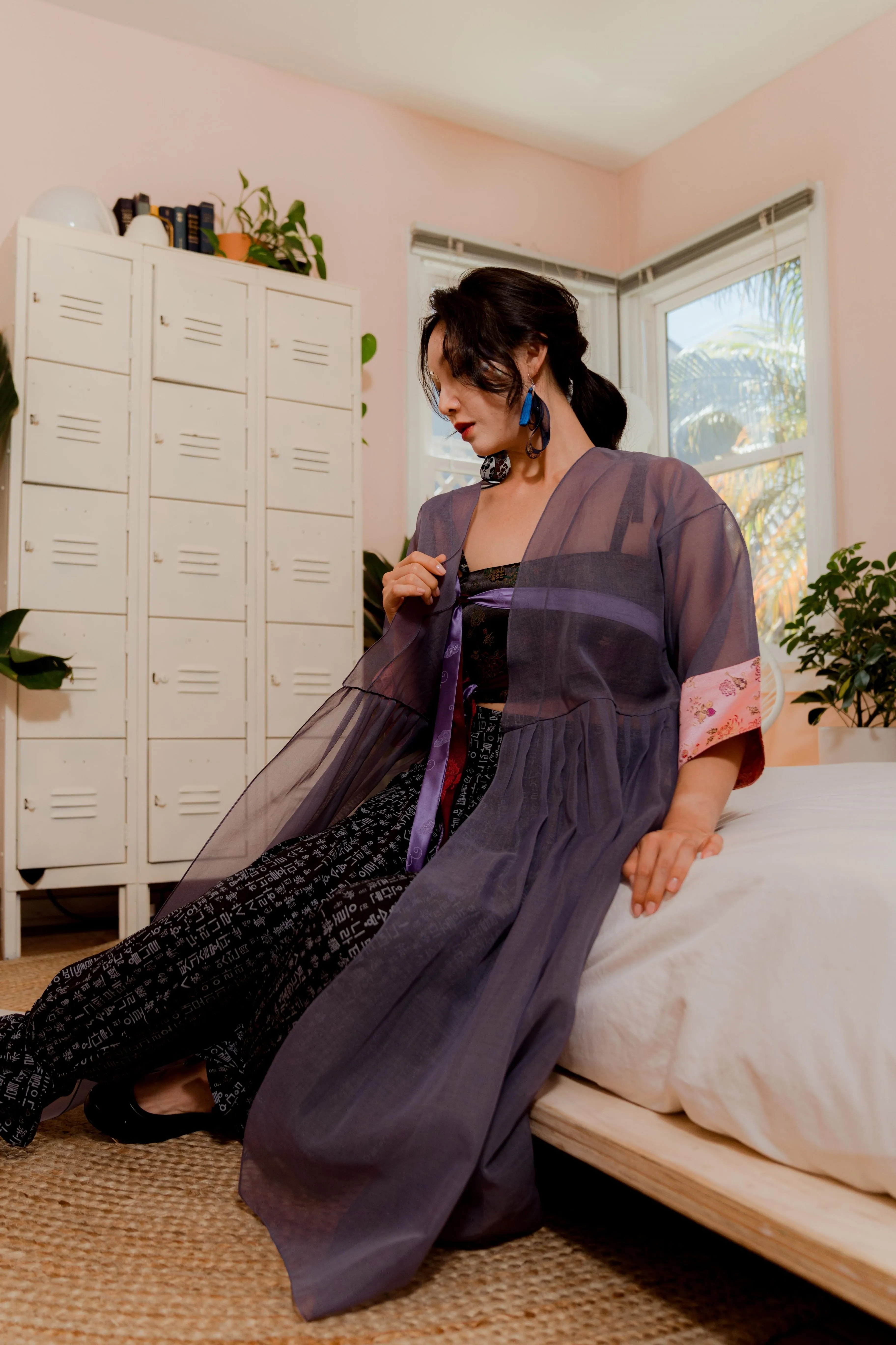 Sheer Organza Robe