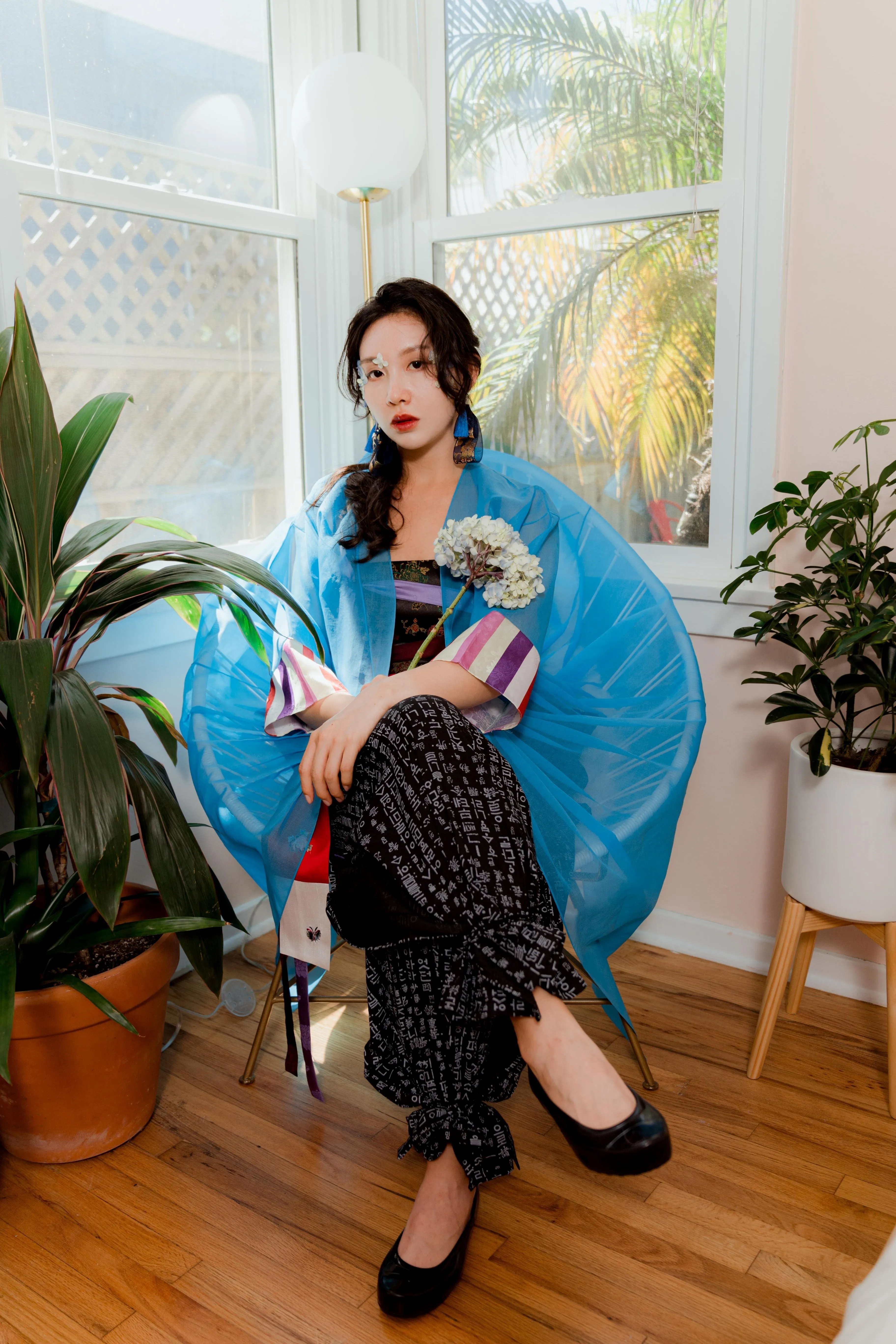 Sheer Organza Robe