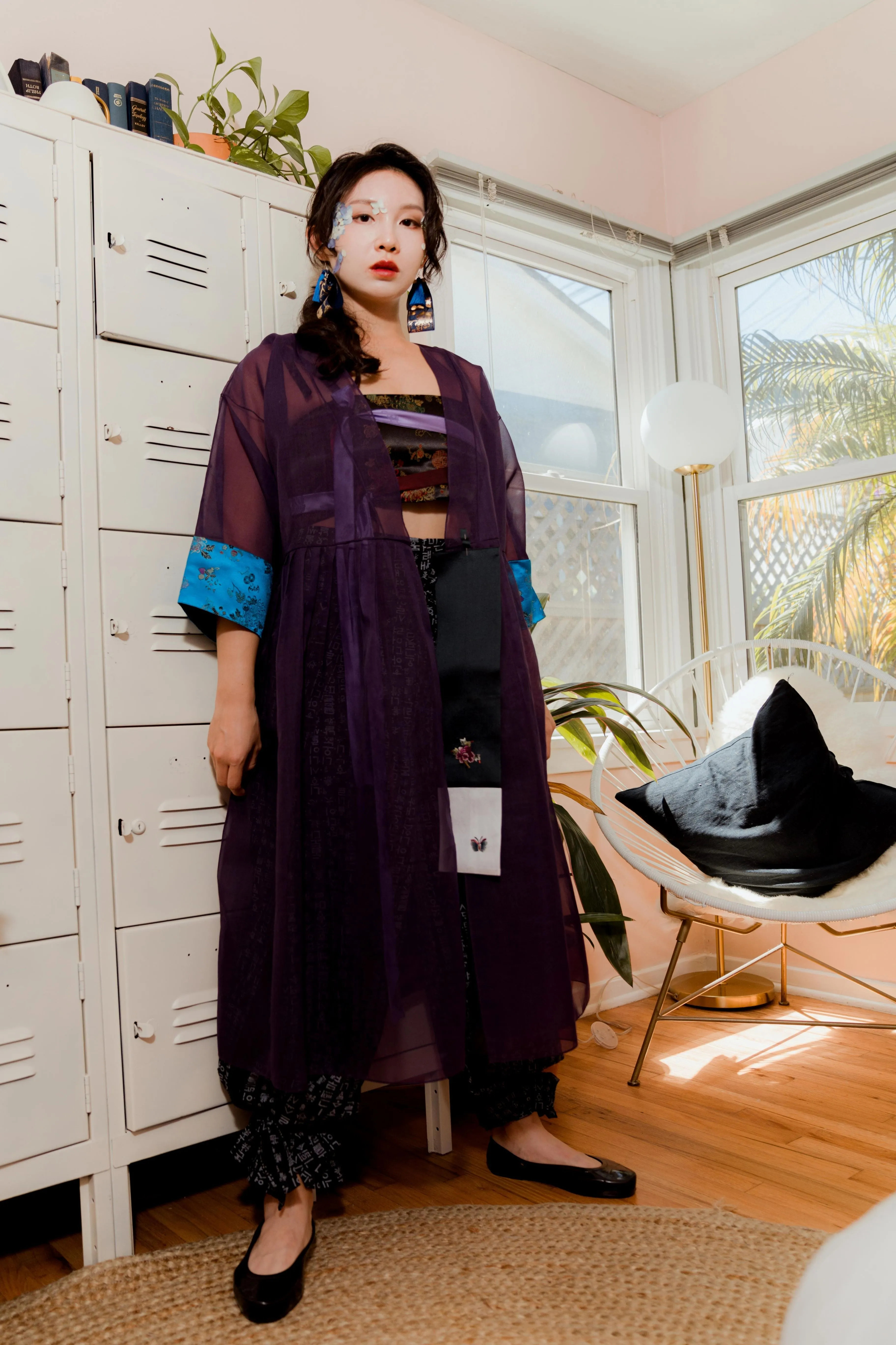 Sheer Organza Robe