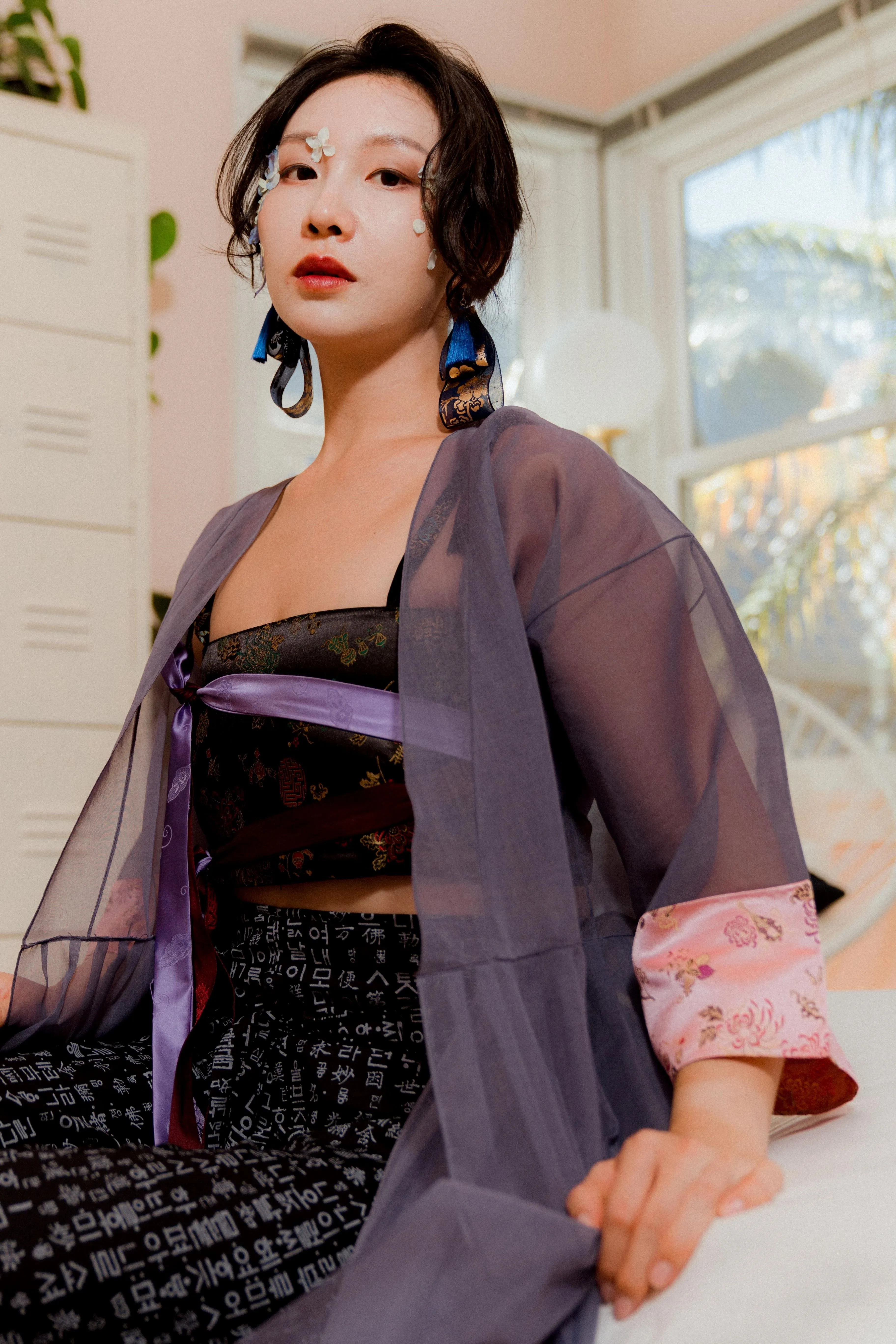 Sheer Organza Robe