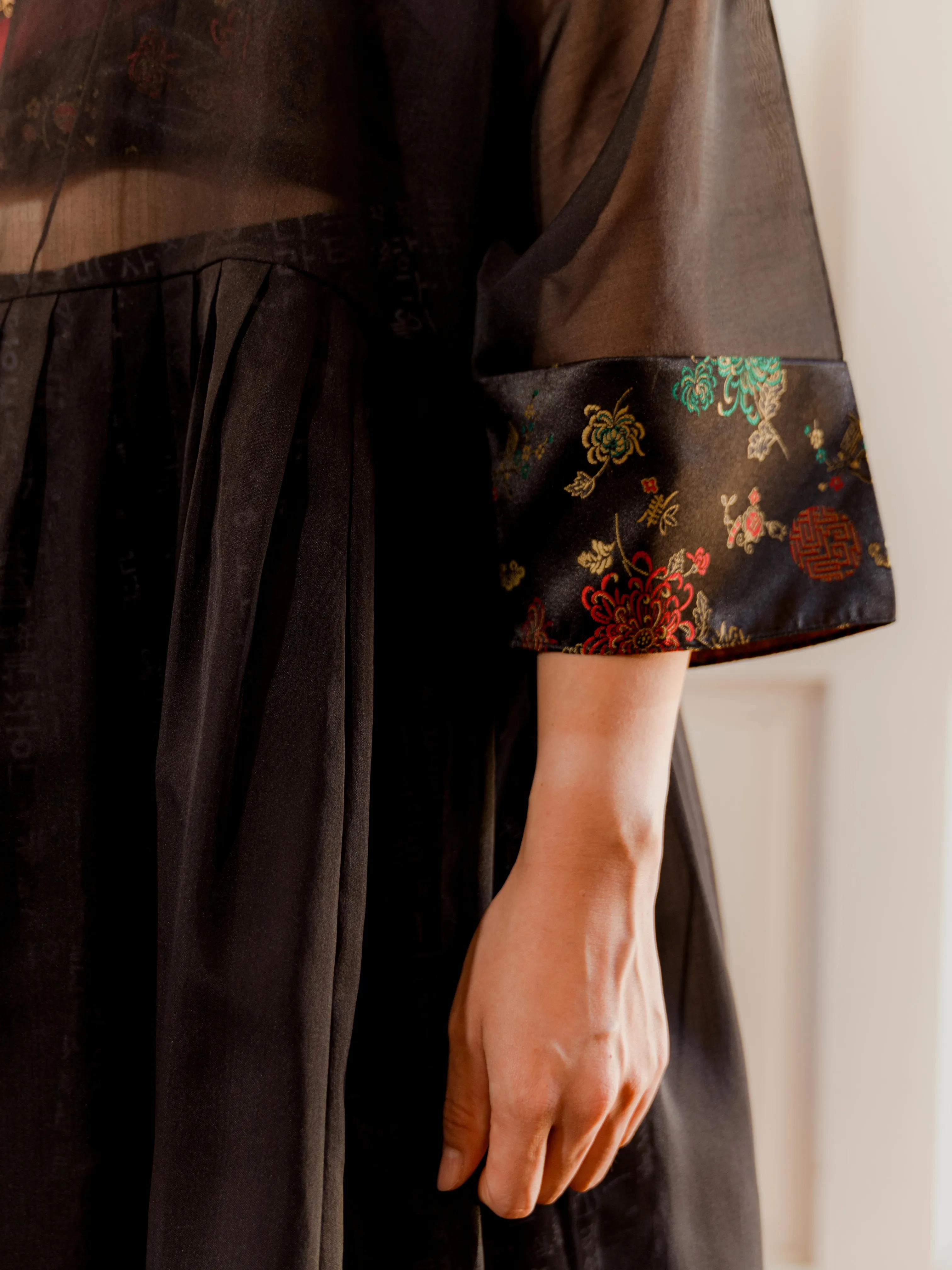 Sheer Organza Robe