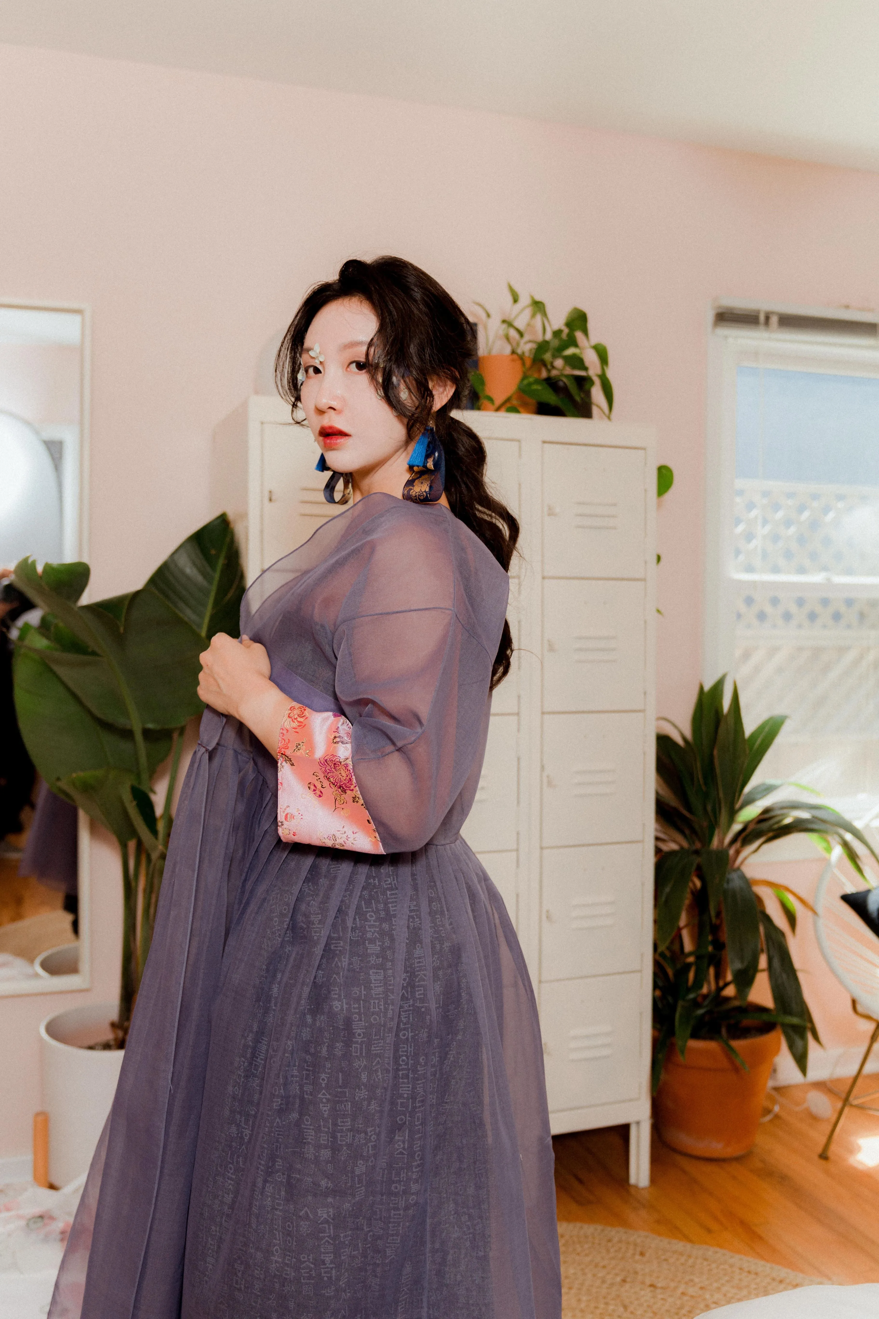 Sheer Organza Robe