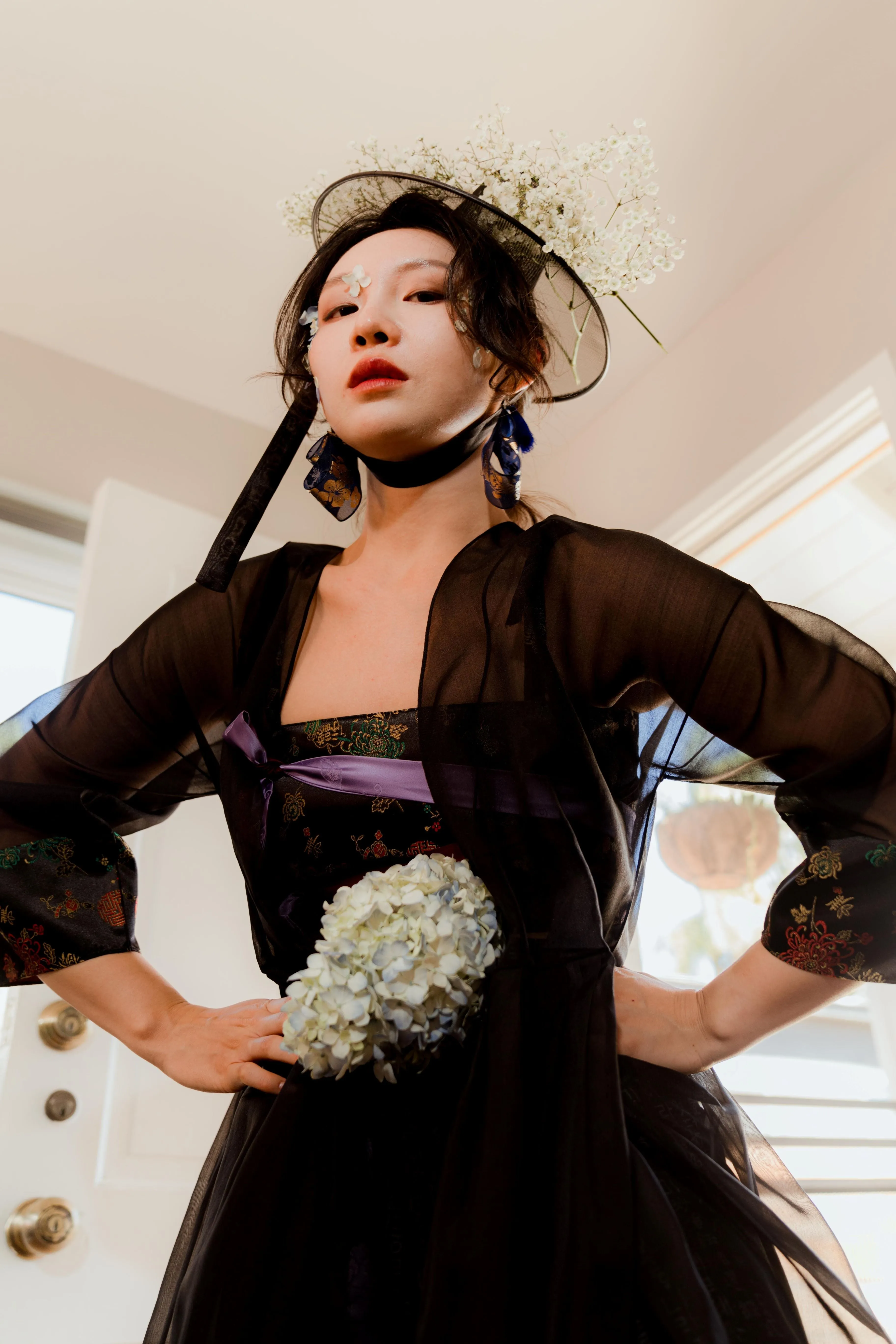 Sheer Organza Robe