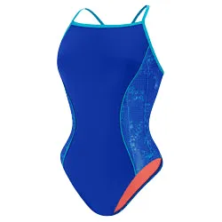 SPEEDO Watergrid Splice Clip Back One-Piece - Contemporary