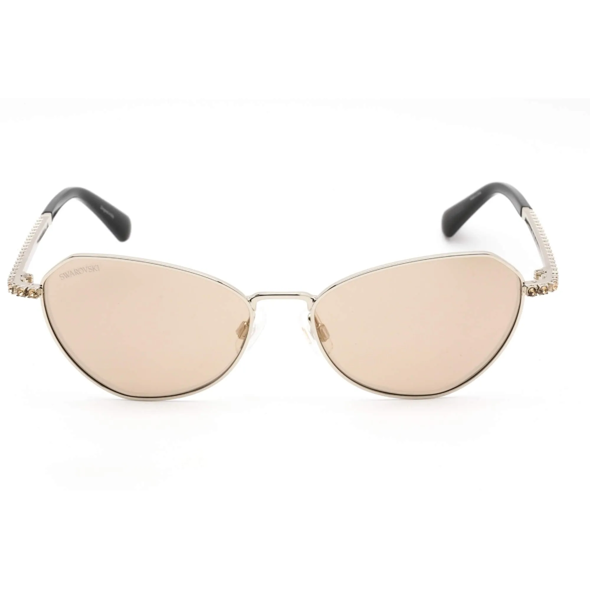 Swarovski Women's Sunglasses - Gradient Roviex Lens Gold Cat Eye Frame | SK0386 32K